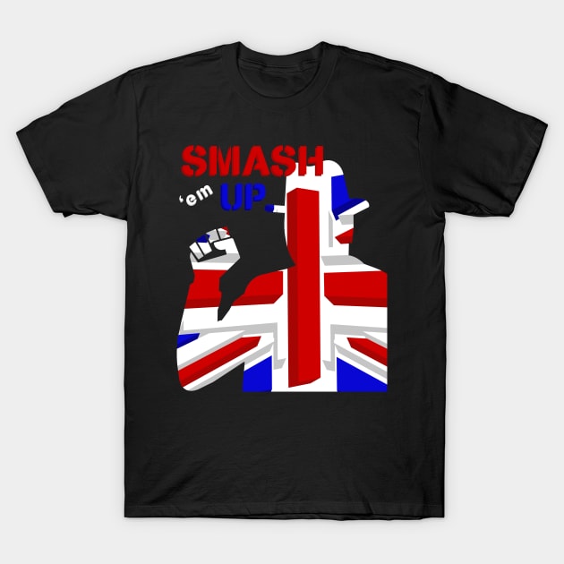 Churchill Smash em Up 1 T-Shirt by SiSuSiSu